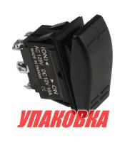 Переключатель двухпозиционный (ON)-ON 12 В/16А 6Р без фиксации 1 положения (упаковка из 25 шт.)