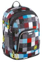Купить Рюкзак Coocazoo Ray Day 24L Checkmate Blue Red серый/бирюзовый арт. 00139270