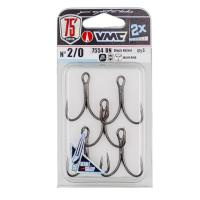 Купить Крючок VMC тройной 7554 BN (черн. никель) №2/0 (5шт) арт. 7554BN-2/0-E