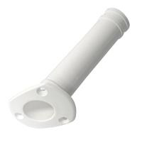 Держатель спиннинга врезной 215х40 мм, белый пластик