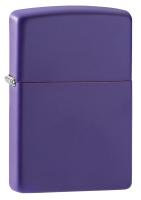 Зажигалка ZIPPO Classic с покрытием Purple Matte, латунь/сталь, фиолетовая, матовая, 38x13x57 мм