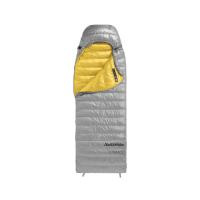 Купить Мешок спальный Naturehike CW400 NH18C400-D с гусинным пухом серый, размер L, 6927595766361 арт. 6927595766361