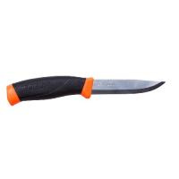 Нож Morakniv Companion F Orange, нержавеющая сталь, прорезиненная рукоять с оранжевыми накладкам, 11824