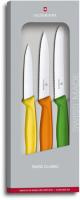 Купить Набор из 3 ножей VICTORINOX Swiss Classic: 2 ножа для овощей 8 и 10 см, столовый нож 11 см арт. 6.7116.31G
