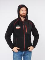 Купить Куртка флисовая Alaskan BlackWater X черная L с капюшоном арт. ABWXBL