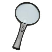 Купить Лупа Kromatech ручная круглая 3/8х, 75/19 мм, с подсветкой (2 LED) MG2B-5 арт. 1091807