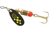 Купить Блесна вращ. Mepps BLACK FURY 1,  Black/Chartreuse арт. C_CBF400_13