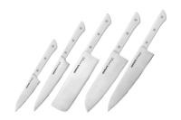 Набор ножей 5 в 1 Samura Harakiri, корроз.-стойкая сталь, ABS пластик