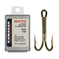 Купить Крючки Kamasan B270-14 Trout Double Traditional (10шт) арт. HFB270014X