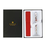 Подарочный набор Cross: шариковая ручка Cross Botanica Red Hummingbird Vine с чехлом для ручки