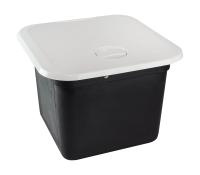 Купить Ящик врезной с крышкой; белый; 374х374х250 мм арт. SP2457