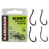 Купить Крючки Kamasan B987-10 Power Carp (10шт) арт. HEB987E10P
