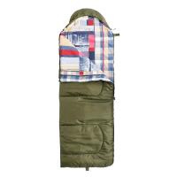 Спальный мешок OLYMPUS 400 (210х70, холлофайбер, зеленый) (T-HS-SB-O-400) Helios