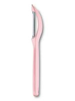 Купить Овощечистка VICTORINOX универсальная, двустороннее зубчатое лезвие, светло-розовая рукоять арт. 7.6075.52