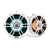 Fusion® Signature Series 3 Marine Wake Tower Speakers – морские динамики 7,7" 280 Вт для вейк-катеров, белый, с иллюминацией CRGBW