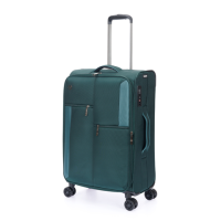 Купить Чемодан Torber Seyd, тёмно-зелёный, нейлон 600D, 43,5х19х68 см, 56 л арт. T2021M-Green