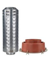 Купить Комплект разделка дымохода с защитой тента D 89 мм, Winnerwell арт. 910452/910446