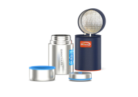 Термос для еды Biostal Авто (0,8 литра) с термочехлом, медный