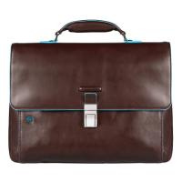 Купить Портфель Piquadro Blue Square, коричневый, 41х30х10 см арт. CA3111B2/MO