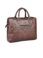 Купить Сумка Mano Don Leon, натуральная кожа в коричневом цвете, 41х29,5х8,5 см арт. M191920841