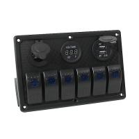 Купить Многофункциональная панель с переключателями на 6 клавиш арт. R6S3