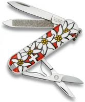 Купить Нож-брелок Victorinox Classic SD, 58 мм, 7 функций, "Edelweiss" арт. 0.6223.840