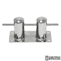 Кнехт двойной 60 мм с основанием