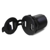 Купить Панель с двойным USB разъемом (5В\4.2А (2.1А+2.1А) и вольтметром NEKEKE арт. DS2013-V