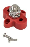 Клемма-штифт одинарная, M10, красная