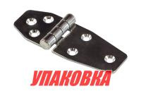 Купить Петля дверная 100х40х2 разновеликая, нержавеющая (упаковка из 50 шт.) арт. 11033_pkg_50