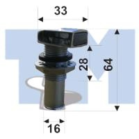 Горловина вентиляционная с плоской головкой