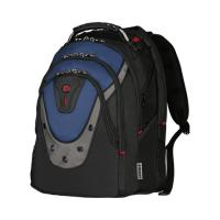 Купить Рюкзак WENGER 17", черный/синий, полиэстер/ПВХ, 37 x 26 x 47 см, 23 л арт. 600638