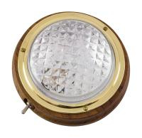 Купить Светильник каютный, одна лампа, 12 В, 18 Вт, D127 мм, тик арт. 10720