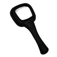 Купить Лупа Kromatech ручная прямоугольная 4x, 60 мм, с подсветкой, ультрафиолет (6 LED), черная TH-600558 арт. 1091797