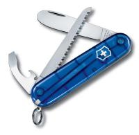 Купить Нож перочинный VICTORINOX My First Victorinox, 84 мм, 9 функций, полупрозрачный синий арт. 0.2373.T2