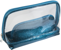 Купить Набор косметичек Dewal Beauty Северное сияние, фиолетовый 24х9,5х17,5/18,5х7,5х9,5 см арт. BG-326