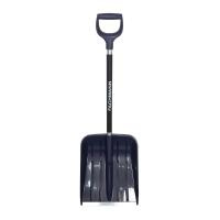 Компактная лопата с алюминиевым черенком, D образной ручкой, темно синий, 340мм