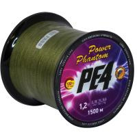 Купить Шнур Power Phantom PE4, 1500м, зеленый #3, 0,27мм, 16,3кг арт. PPPE4G150030