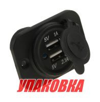 Купить Разъем USB 5В 3.1А на панели (упаковка из 50 шт.) арт. AES1118SU113_pkg_50