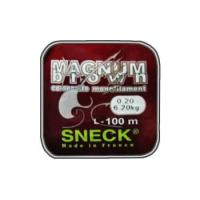 Купить Леска моно. Sneck Magnum Brown d=0,25 100м арт. LMSMB100025