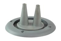 Уплотнитель для 2-х тросов управления серый; д. 105 мм