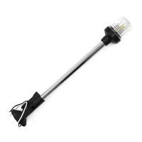 Огонь круговой светодиодный на наклонной стойке 403 мм, нержавеющая сталь