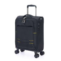 Купить Чемодан Torber Brosno, чёрный, нейлон 600D, 36,5х14х54 см, 32 л арт. T1901S-Black