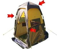 Купить Основная дуга каркаса Shower (фибергласс, 7.9 мм, быстросборная) NEW арт. ZIP-SHOW-1