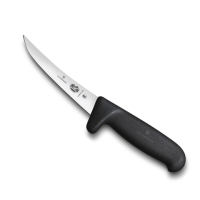 Купить Нож Victorinox разделочный для мяса, лезвие 12 см прямое, черный арт. 5.6603.12