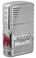 Купить Зажигалка ZIPPO Armor® с покрытием High Polish Chrome, латунь/сталь, серебристая, 38x13x57 мм арт. 29672
