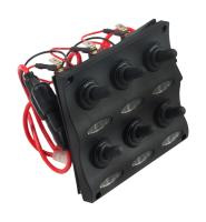 Купить Панель бортового питания 6 переключателей; индикация арт. C91342LED