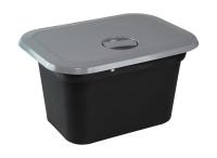 Ящик врезной с крышкой; серый; 270х373х160 мм