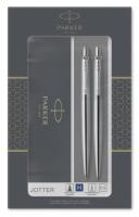 Купить Набор подарочный Parker Jotter Core - Stainless Steel CT, ручка шариковая+карандаш арт. 2093256
