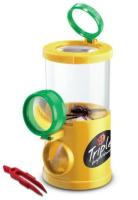 Купить Банка для насекомых Navir «Обзор с трех сторон» с лупами, пинцетом и жуком (матовый желтый) арт. 1099200